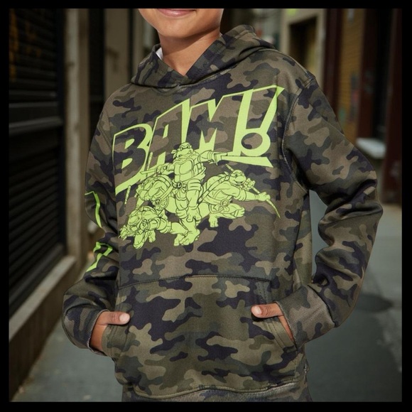 Nickelodeon TMNT Teenage Mutant Ninja Turtles School hoodie Throwback - Picture 3 of 7